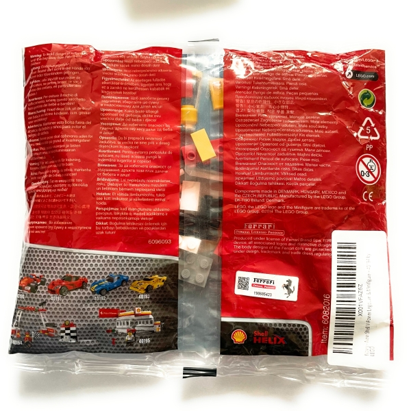 Lego EV-Power - Ferrari linia mety i podium - 40194